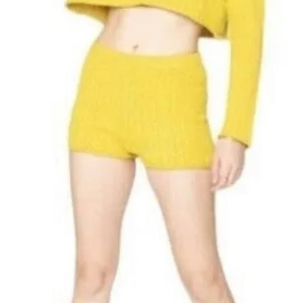 Callahan Knitwear Winona Cable Knit Shorts NEW